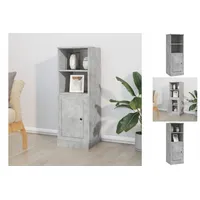 VidaXL Highboard Betongrau 36x35,5x103,5 cm Holzwerkstoff