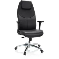 HJH Office FERRARA Leder Schwarz
