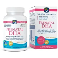 Nordic Naturals Prenatal DHA mit Vitamin D3 90 Geschmacksneutrale