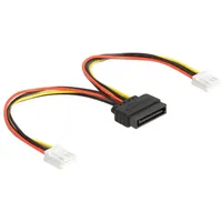 DeLock SATA 15 Pin Stecker > 2x Floppy 4