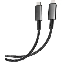 Vivanco USB-C® Kabel USB4® USB-C® Schwarz 64015