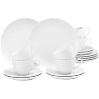 SELTMANN WEIDEN Amina Kaffeeservice 18-tlg. für 6 Personen weiß