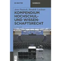 De Gruyter Kompendium Hochschul- und Wissenschaftsrecht de Gruyter Handbuch)