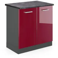 Vicco Spülenunterschrank R-Line 80 cm - AP Anthrazit,