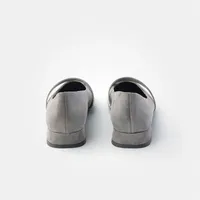 Paul Green Ballerina, Frauen Klassische Ballerinas,Abendschuhe,Slip-ons,klassisch elegant,Ballerinen,Pumps,Halbschuhe,Grau (Titan),38.5 EU