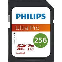 Philips Ultra Pro R100/W80 SDXC 256GB, UHS-I U3, Class