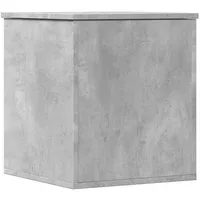VidaXL Truhe Betongrau 40x42x46 cm Holzwerkstoff