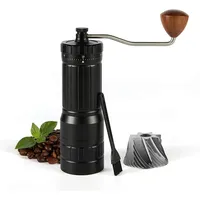 Daskoo Manuelles Kaffeemühle Burr-portable Edelstahl-Handbohnen-Schleifmaschine