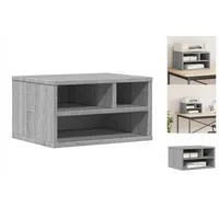 VidaXL Druckerständer Grau Sonoma 40x32x22,5 cm Holzwerkstoff
