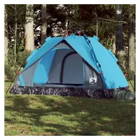 VidaXL Kuppel-Campingzelt 2 Personen Blau Quick Release