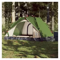 VidaXL Kuppel-Campingzelt 3 Personen Grün Quick Release