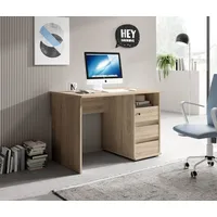 Preisbrecher Schreibtisch >Flinn< in Eiche Sonoma hell - 110x75x65cm