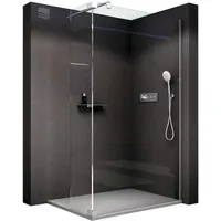 Bernstein Duschabtrennung Walk-In-Dusche mit Spritzschutz NT109 8mm ESG-Glas1200mm