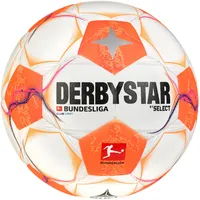 Derbystar Bundesliga Club Light 350g Leicht-Fußball 2024/25 Kinder weiss/orange/pink