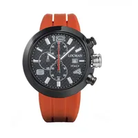 Locman Herrenuhr Chronograph Change schwarz rot Ref. 0420 in