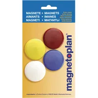 Magnetoplan Signalmagnete, sortiert, D=40 mm 4 Stück