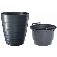 Prosperplast Maze 68L 47.5x47.5x52.3 cm Blumentopf - Anthracite -