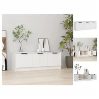 VidaXL TV-Schrank Weiß 102x35x36,5 cm Holzwerkstoff
