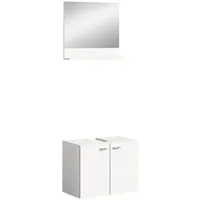 Xonox.home Waschbeckenunterschrank m. Spiegel 57 cm x 44 cm