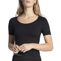 CALIDA Natural Comfort T-Shirt Schwarz | Gr.: S