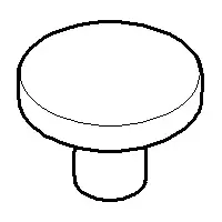 Dornbracht Zugknopf 092090050-00 092090050 D.21x16,5 mm chrom