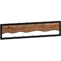 Casavanti Wandgarderobe Akazie massiv, 80x20x8 cm