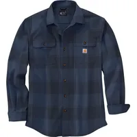 CARHARTT Heavyweight Flannel Plaid Hemd - Hellblau/Grau - L