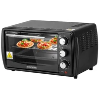 Steinborg Minibackofen 13 Liter 1200 Watt schwarz