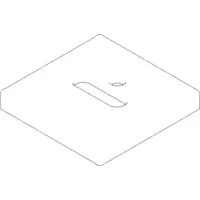 Dornbracht Rosette Wanneneinlauf Chrom