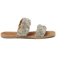 LAZAMANI Pantolette silber, 36