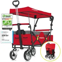 Hoberg Faltbarer Bollerwagen "Premium Class" - Rot