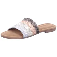 LAZAMANI mules two woven stra für Damen silber, Gr.