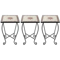 Garden Pleasure Blumenhocker Kolumbos 3er Set Metall Garten Outdoor