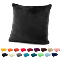 Heimtexland ® Flanell Kuschel Kissen Super Soft Dekokissen Plüsch