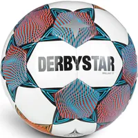 Derbystar Brillant TT Fußball Trainingsball weiss/blau/orange 5