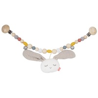 Kikadu Kinderwagenkette Hase Junge - Babyspielzeug aus 100% GOTS-zertifizierter