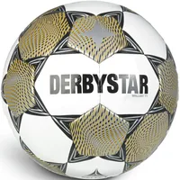 Derbystar Brillant TT Fußball Trainingsball weiss/gold/silber 5