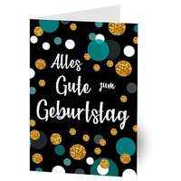 LUMA Geburtstagskarte mit Film Glitter DIN B6
