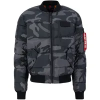Alpha Industries Ma-1 Camo Bomberjacke Black Camo S