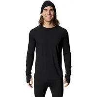 Houdini Desoli Light Crew Langarm-baselayer - True Black -