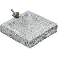 Dehner Granit-Vogeltränke, ca. B30/H7/T30 cm, Grau