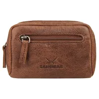 Sansibar Schlüsseltasche echt Leder, braun