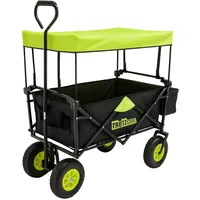 Trutzholm Bollerwagen faltbar mit Sonnendach grün/schwarz