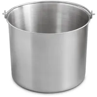 Springlane Edelstahl Eisbehälter für Eismaschine, Zusatzbehälter für Elisa