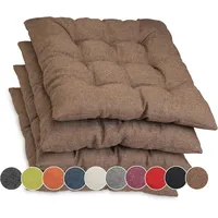 Sunnypillow Stuhlkissen 45 x 45 x 8 cm braun