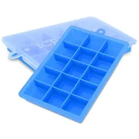 Intirilife 2x Eiswürfelformen in BLAU - 2er Set à