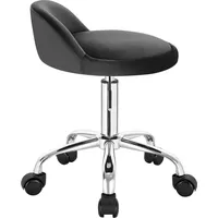 Woltu Bürohocker mit Rollen, Drehhocker höhenverstellbar, Rollrocker mit niedriger