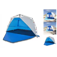 VidaXL Strandzelt 3 Personen Azurblau Quick Release Wasserdicht