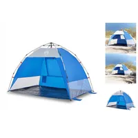 VidaXL Strandzelt 2 Personen Azurblau Quick Release Wasserdicht