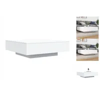 VidaXL Couchtisch Weiß 100x100x31 cm Holzwerkstoff